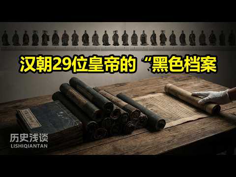 两汉400年皇帝离奇去世全鉴！