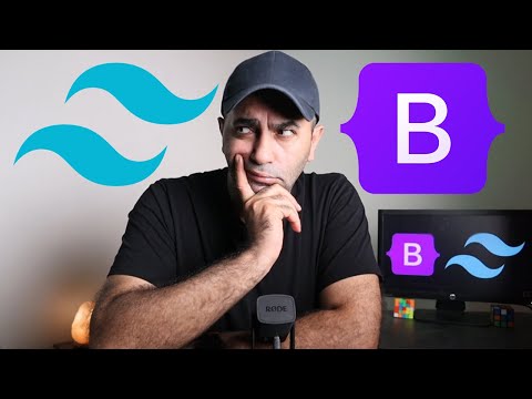 تطوير المواقع الإلكترونية للمبتدئين - الحلقة 12 : Bootstrap vs. Tailwind (CSS 7)