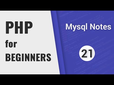 Create MySql Notes App | PHP for Beginners - Part 21