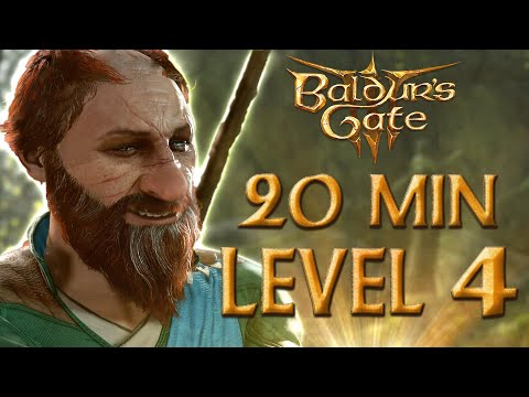 Baldur's Gate 3- Easy Level 4 in 20 mins Guide 🧙 (No Glitches)