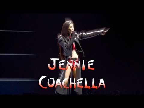 [FRONT ROW 4K60 HDR] 🎤JENNIE BLACKPINK COACHELLA WK2 F.T.S.