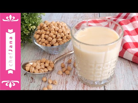 THE TRENDY, NUTRITIOUS AND EASY TO MAKE CHICKPEA MILK!