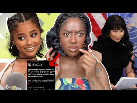 Tyla CAUGHT shading NICKI MINAJ but claims she was HACKED