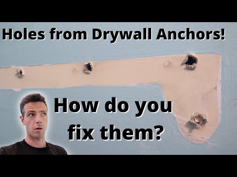 Fixing Big Holes from Drywall Anchors!