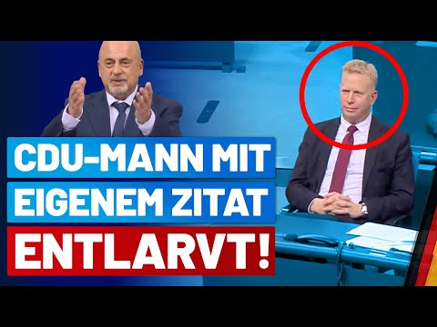 Alexis L. Giersch entlarvt die Prinzipienlosigkeit der CDU! - AfD-Fraktion im Bundestag