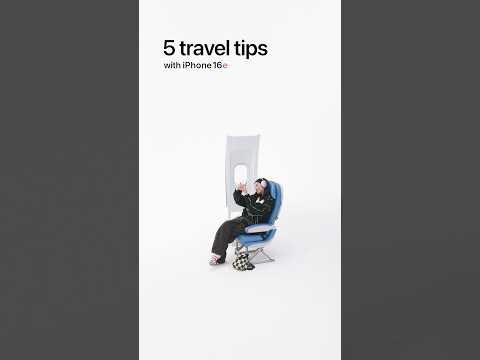 ✈️ 5 travel tips with iPhone 16e #Shorts