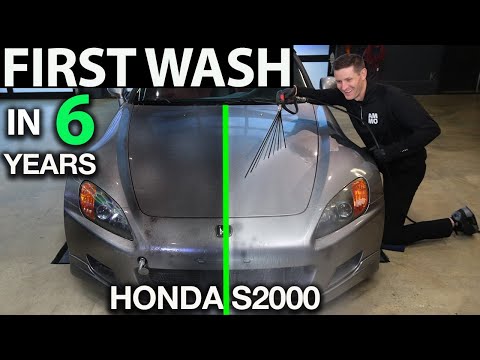 First Wash in 6 Years! Abandoned Honda S2000 Satisfying Detail Restoration