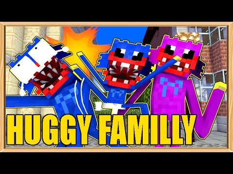 HUGGY FAMILLY - MINECRAFT ANIMATION