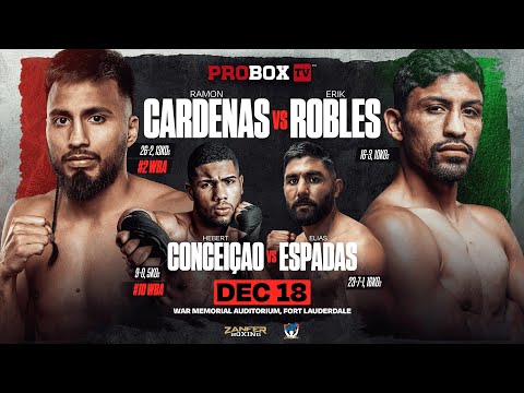 ProBox TV Contender Series | CARDENAS VS. ROBLES | Thurs. December 18th