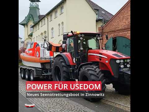 Power für #Usedom: neues Seenotrettungsboot in Zinnowitz