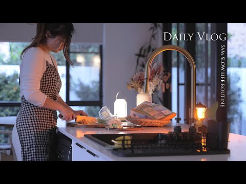 Slow Living at 5AM | Healthy Cooking, Comfort Soup, Lunch Box for Husband and Dog