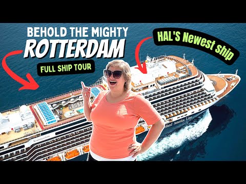 THIS IS ONE AWESOME DAM SHIP!! Holland America Rotterdam Ship Tour & Sea Day
