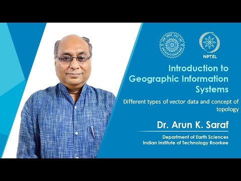 Different types of vector data and concept of topology
