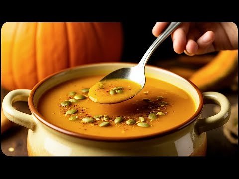 This pumpkin and sweet potato soup is perfect for autumn! A simple and delicious recipe!