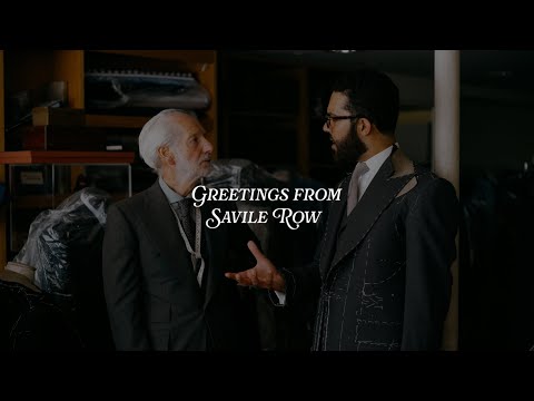 Greetings From Savile Row - Rico's Next Commission at Chittleborough & Morgan