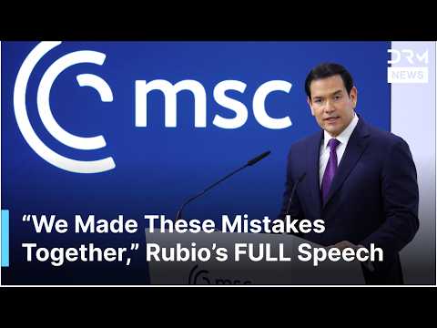 FULL SPEECH: Marco Rubio Declares “Europe Must Survive” at Munich Security Conference | AC1G