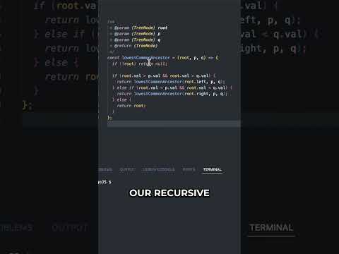 Lowest Common Ancestor of BST!