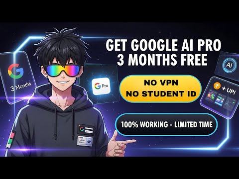 Get Google AI Pro 3 Months FREE – No VPN, No Student ID, 100% Working (Limited Time)