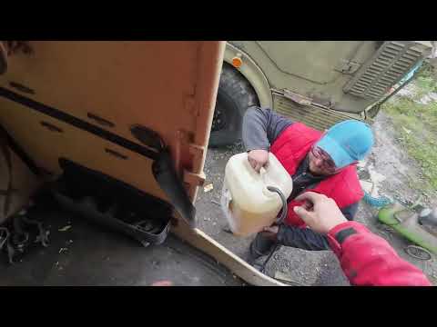 Грузовик V12 8x8 холодный запуск спустя 20 лет