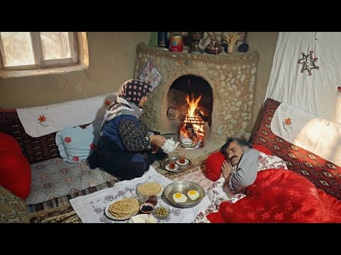 A Peaceful Village Morning to Noon ❄️| Rural Couple Winter Routine