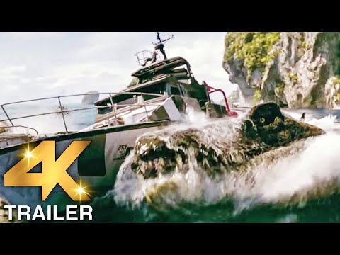 JURASSIC WORLD REBIRTH "Mosasaurus Boat Attack Scene" Trailer (4K ULTRA HD) 2025
