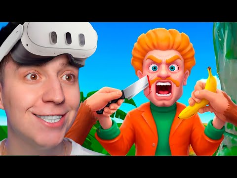 СТАЛ ОБЕЗЬЯНОЙ В VR ЧЕЛЛЕНДЖ! ОЧЕНЬ СМЕШНО