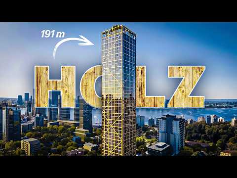 Die höchsten hölzernen Wolkenkratzer der Welt im Bau