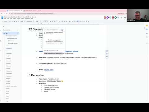 [SIG ContribEx] Weekly Contributor Comms Meeting for 2025-12-12