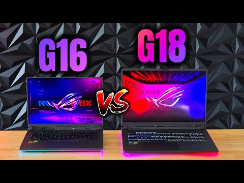 STRIX G16 vs G18 (2025) - Is a Bigger Gaming Laptop BETTER? [Asus ROG]