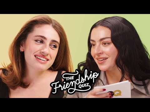 Charli xcx & Rachel Sennott Take a Friendship Quiz