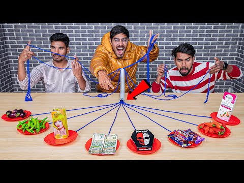 ₹100000 Pull The String Challenge | रस्सी खेंचो और जीतो इनाम | Looser Will Eat Jolochip🥵