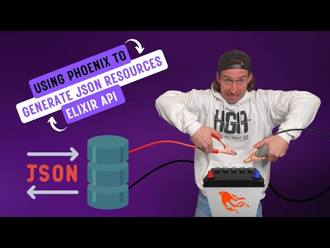 3. Using Phoenix Framework to Generate JSON Resources for Elixir REST API Project
