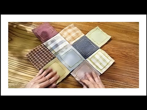 💎Cozy Creations: Turn Fabric Scraps into a Beautiful Embroidered Bag