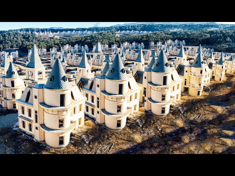 Inside a GHOST TOWN of Abandoned Disney Castles