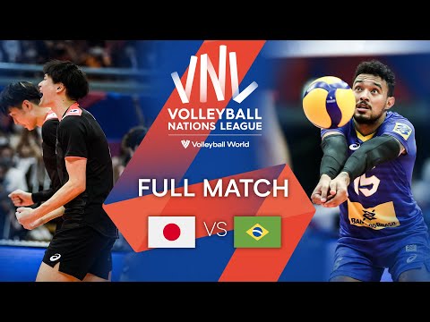 🇯🇵 JPN vs  🇧🇷 BRA - Full Match | Men's VNL 2022
