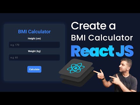 Build a BMI Calculator in React JS | Beginner-Friendly Tutorial (2025)