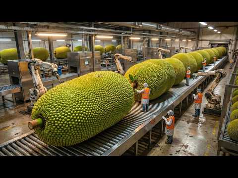 Inside a Giant Jackfruit Chips Factory - How They Make the Perfect Crunch (Full Process)