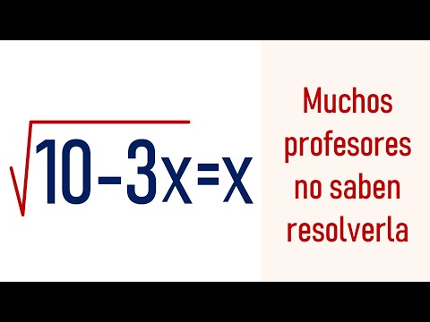 ECUACIÓN IRRACIONAL TREMENDA. Álgebra Básica