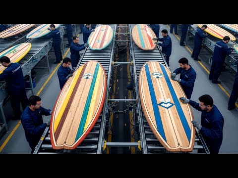 Inside a Surfboard Workshop: Making a Hollow Cedar Board (Full Process)