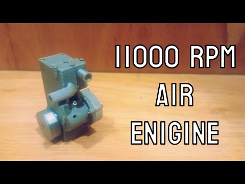 Improving 3D Printed Air Engine RPM