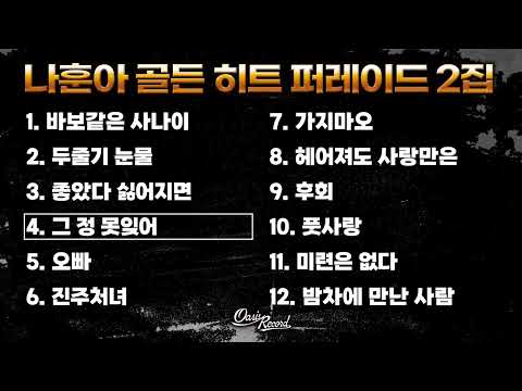 나훈아 골든 히트 퍼레이드 2집ㅣ오아시스레코드