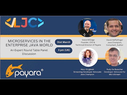 Microservices In The Enterprise Java World March 31st 3PM
