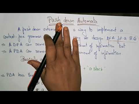 Pushdown Automata (PDA) | Introduction | Part-1/2 | TOC | Lec-78 | Bhanu Priya