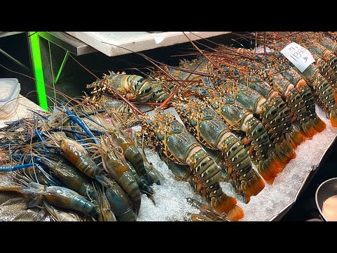 A spectacular street performance! Fresh seafood dishes! | Asian Street Food