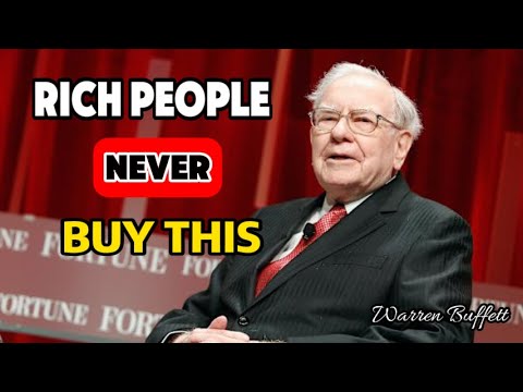The Rich NEVER Buy These 5 Things (But The Poor Do Daily) | Warren Buffett