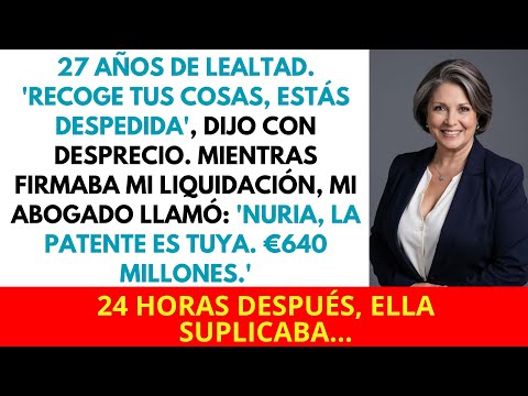 She fired me after 27 years. The next day, I owned her €640 million patent.