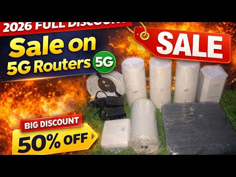2026 Full Discount on 5G Routers: 4G/5G routers prices in Pakistan: Best 4G/5G router for Pakistan