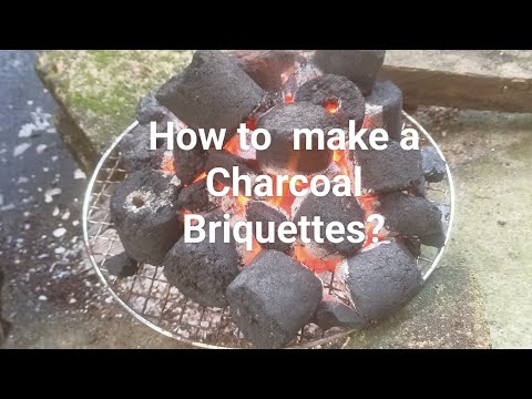 Making my DIY Charcoal Briquettes at Home