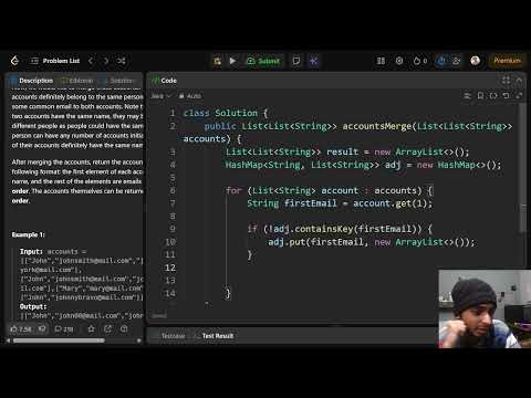 Revising leetcode- Account's merge