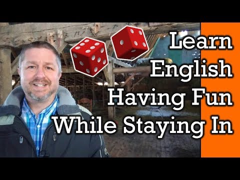 Fun at Home!  Learn English Words and Phrases for Fun Things to Do At Home